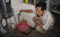 Không có nước máy để sử dụng
